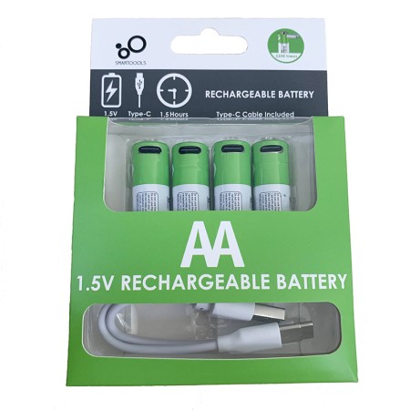 AA Type-C Rechargeable Pencil Battery (Regular Size)