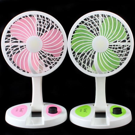 Rechargeable Folding Fan With Light