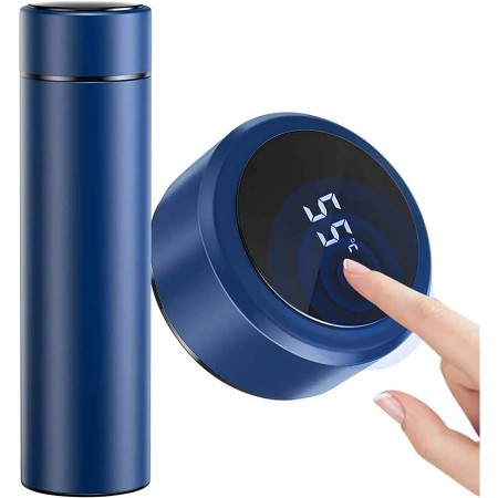 Digital LED Display Flask (500ML- Blue)