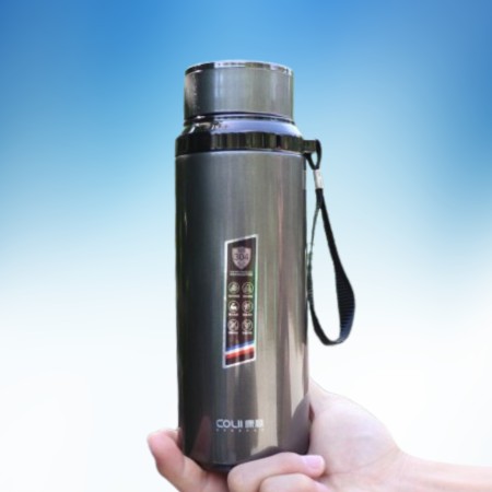 800ML Stainless Steel Flask (Grey)