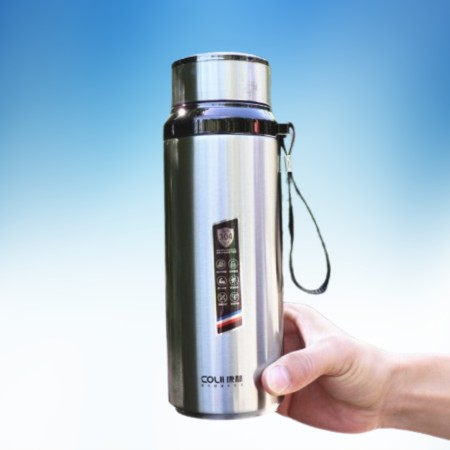 800ML Stainless Steel Flask (Silver)