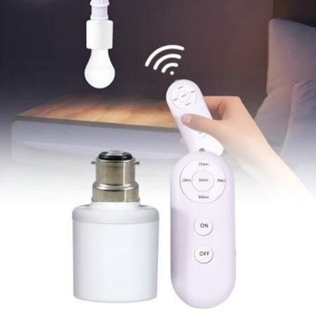 Wireless Bulb Holder with Remote Control ( E-22 )
