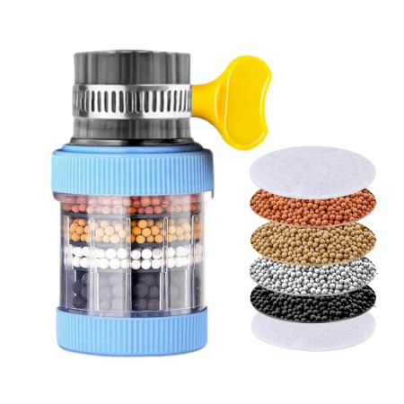 360° Rotatable Smart 6-Layer Water Purifier Tap (2 PCS)